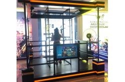 China Standing Interactive Shooting Simulator , Entertainment Center VR Motion Simulator supplier