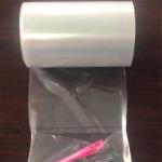 LDPE 25*3cm Pre Opened Gusseted Poly Bags On Roll Match Machine