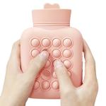 1L Hot Water Bottle for Pain Relief BPA Free and Food Grade Silicone Material Soft Cover Included for sale