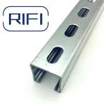 Hot Dip Galvanization Carbon Steel Strut Channel 10 Feet Length With Slot Holes for sale
