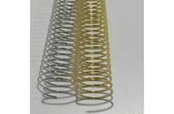 China 48 Loops Single Spiral Metal Coil Binding 0.25 - 2'' For Notebook supplier