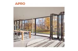 China Modern Customizable Aluminum Folding Door With EPDM Gasket supplier