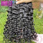 Peruvian Virgin Peruvian Human Hair Vendors Water Wave Natural Silky Straight for sale