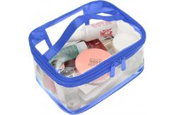China Large Clear Makeup Bag Zipper Waterproof Transparent Travel Storage Pouch supplier