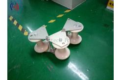China SH130S 10KN Underground Pulling Multi Sheaves Pithead Cable Roller Pulley supplier