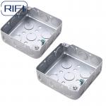 52151-3/4 Square Steel Box With Screw 4x4 Drawn Square Boxes for sale