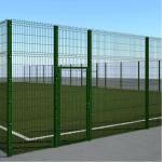 3D Curvy  hot dipped PVC coated welded wire mesh fence triangle 3D fence for sale