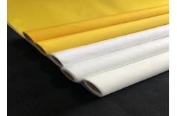 China 100% Polyester Silk Screen Mesh Roll , 25 Micron Screen Roll Low Elasticity supplier