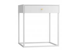 China Home Stand Up Kd Structure Bedroom Bedside Table With 1 Drawer supplier