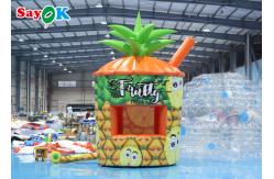 China Air Inflatable Tent PVC Pineapple Kiosk Portable Inflatable Booth With Business Blower supplier