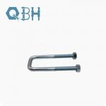 Square Card Right Angle Galvanized U Bolt M6 - M10