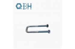 China Square Card Right Angle Galvanized U Bolt M6 - M10 supplier