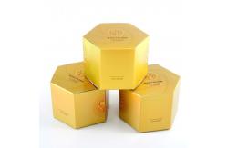 China Hexagon Holographic Paper Packaging Boxes Wholesale With Design Printing supplier