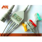 Omron > Colin BP-88S, BP-S510, M9500, Press Mate Advantage Compatible 3 Lead Clip Direct-Connect ECG Cable for sale
