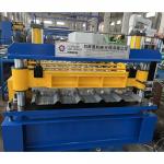 Trapezoidal 0.3mm PPGI Roof Panel Roll Forming Machine , Roofing Sheet Rolling Machine for sale