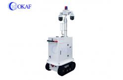 China Intelligent Security patrol robot CAN/ serial port control Robot with PTZ camera supplier