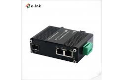 China 90W POE Media Converter 1 Port 100/1000X SFP To 2 Port 10/100/1000T PD Plug supplier