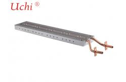 China Copper Tube Liquid Cooling Plate , Liquid Cold Plate With Epoxy Bonding Process supplier
