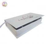 Personalized White Fancy Paper Gift Box , High End Packaging Boxes for sale