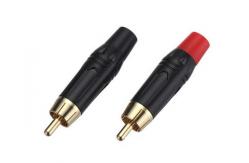 China Metal Speaker RCA Audio Connector For Cable ZLR01 , RCA Jack Plug supplier