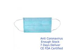 China High Breathability Disposable Face Mask With Splash Repellant Barrier supplier