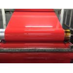 Red Acp PE Aluminum Composite Panel Vivid Color And Higher Gloss Level 2mm for sale