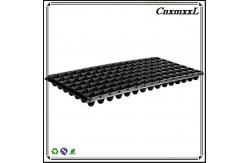 China High Reflective HDPE Plastic Seedling Tray 50 Cell Plug Flats For Sprouting supplier