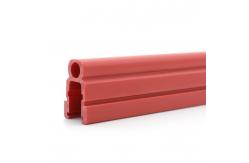 China Red Plastic U Channel Customized Size Building  U Shaped Plastic Channel supplier
