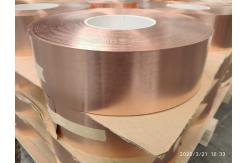 China 0.105mm 3oz Copper Foil Tape Emi Shielding Conductive Electrolytic supplier