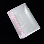 Custom Clear CMYK Self Adhesive Plastic Bag Cellophane OPP BOPP