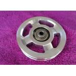 Gym 89mm 114mm Wire Rope Pulley Wheels Polished for sale