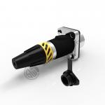XLR  Audio Power Waterproof Socket Connector 3 Pin Microphone IP65