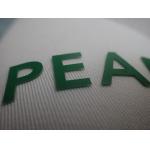 Hot - Glue Backing 3D Logo Screen Printing Label / Custom Printed Patches