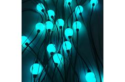 China DMX512 UCS2904 RGBW DC24V LED Pixel Ball Light with Steel Wire Ropes supplier