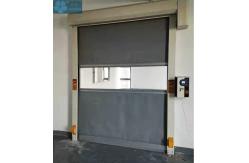 China Red 1.2m/S 0.8mm Curtain PVC Roller Shutter Doors supplier