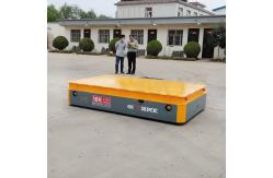 China 10T Concrete Die Transfer Car , Remote Control Material Handling Trolley supplier