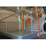 Excellent Flexibility Buckle Stair Mesh SS304 2.0 MM Wire 50x50 MM Hole for sale