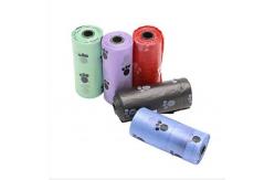 China ASTM D6400 EN13432 Eco Water Soluble Poop Bags For Dog Cat Waste supplier