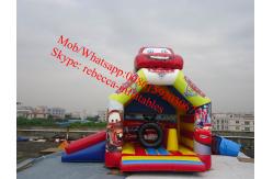 China inflatable car bouncy combo inflatable bouncer slide supplier