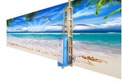 China 5m Rails Vertical Wall Printer 3d Effect Printing supplier