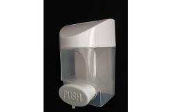 China Restroom Plastic Hand Wash Soap Dispenser Manual Operated Environmentally Friendly supplier