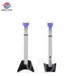 Adjustable Height 114cm Face Recognition Temperature Kiosk Aluminum Alloy