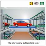 PLC Computer Control Car Parking System Underground Parking Basement Garage Design for sale