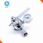Brass Plated Hydraulic Pressure Regulator Low Pressure Single Stage With Gauge for sale