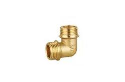 China Brass Pipe Connector Threaded Fitting copper pipe elbow tee fittings supplier