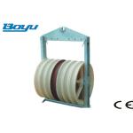 Big Diameter Transmission Line Stringing Tools Stringing Galvanized Pulley Blocks 7 Wheel Number for sale