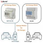 Acrel DJSF1352-RN Din Rail Dc Energy Meter For Ev Charger And Solar Dc Energy Meter 1000V Input for sale