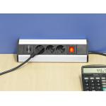3,500 Watts Mountable Power Strip , Desk Power Outlet Inconspicuous Design for sale