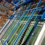 Black Galvanized Iron Wire Automatic Welded Mesh Machine With Plc Touch Screen