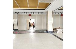 China Philippines Operable Wall System Wood Sliding Folding Acoustic Partitions For Conference Hall supplier